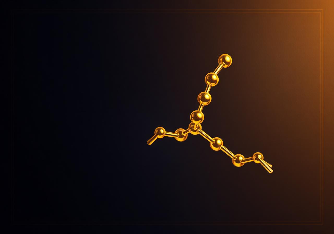 Ipamorelin molecular illustration